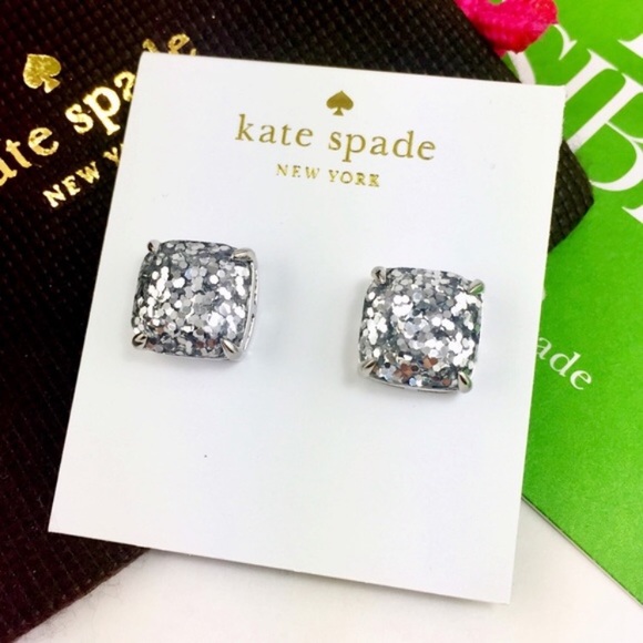 kate spade Jewelry - Kate spade sparkle silver studs